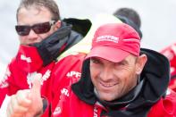Entrevista con Xabi Fernández, patrón del Mapfre en la cuarta etapa Entrevista con Xabi Fernández, patrón del Mapfre en la cuarta etapa