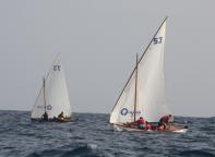 Comenz el campeonato por pegas en los barquillos de vela latina en Fuerteventura