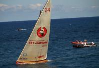 Estibadores Portuarios gana el Concurso del Da de Canarias de Vela Latina Canaria