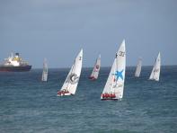 Unin Risco - Estibadores Portuarios, regata estelar de la 12 jornada del Campeonato de Vela Latina Canaria