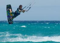 Las estrellas del Mundial de Kiteboarding entraron en accin en Fuerteventura