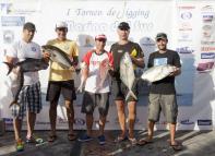 Ral Campos, con un jurel de siete kilos, es el campen del primer Torneo de Jigging Marina del Sur