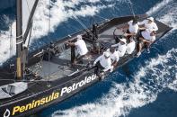 El Pennsula Petroleum logra la victoria en la regata de larga distancia de la RC44 Virgin Gorda Cup