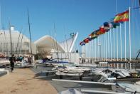 La IX Semana Olmpica Andaluza de Vela, a escena en la baha de Cdiz