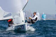 Barreiros y Curbelo dan el salto al oro provisional en el Europeo de 470 de Atenas