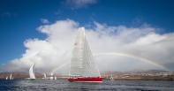 La flota de la Rorc Transatlantic Race toma la salida desde Puerto Calero, en Lanzarote