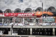 El Mapfre ya est fuera del agua en Auckland preparndose para la siguiente etapa