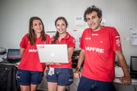 Conoce a Mara, Jorge y Luca, equipo de tierra del Mapfre en la Volvo