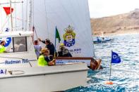 Los botes de Vela Latina tambi�n celebran el D�a de Canarias