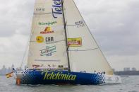 Triunfo espaol del Telefnica azul en la tercera etapa de la Volvo Ocean Race