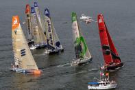 La flota de la Volvo Ocean Race sale de Rio rumbo a Boston