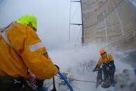 La flota se aproxima a Cabo de Hornos en condiciones extremas